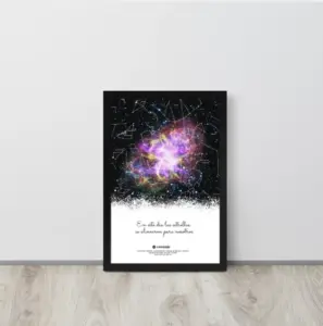 Mapa estelar Nebulosa Cangrejo