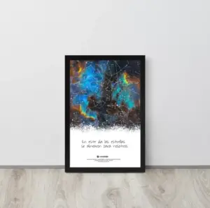 Mapa estelar Nebulosa Pelícano